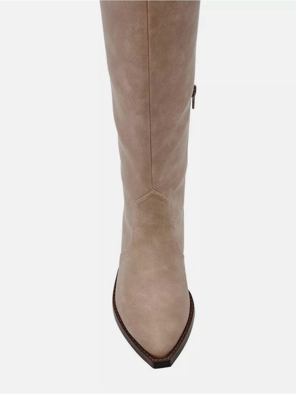 DV Dolce Vita Women's Kit Cowboy Western Knee-High Boots Taupe - NWT - Picture 4 of 15